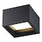 Access Lighting Bloc, Dual Voltage LED Flush Mount, Black Finish, Acrylic Lens Acrylic 50009LEDD-BL/ACR - alternate 5